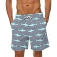 thumbnail image 1 of Pantalones Cortos Casuales para Hombre Imprimir con Bolsillos Pantalones de Playa de Cintura Elástica, Pantalones Cortos de Cintura Elástica para Hombre, 1 of 8