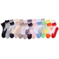 thumbnail image 3 of TYGHBN 1 Pairs Unisex Warm Soft Print Sport Socks Medium Stockings Winter Socks Slipper Socks for Men Tab Socks Women Womens Anklet Socks Running Socks for Men Girl Socks Mens Socks Size 13-15 Women, 3 of 3