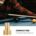 thumbnail image 3 of Raindrops Brass Pool Cue Joint Screw Durable Hardware for Cue Stick Extension and Repair, 3 of 8