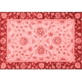 thumbnail image 1 of Ahgly Company Machine Washable Indoor Rectangle Oriental Red Traditional Area Rugs, 8' x 12', 1 of 4