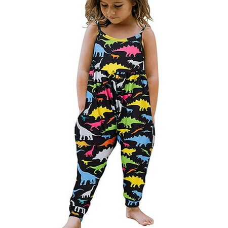 

Bmnmsl Girl Summer Jumpsuits Spaghetti Strap Siamese Trousers