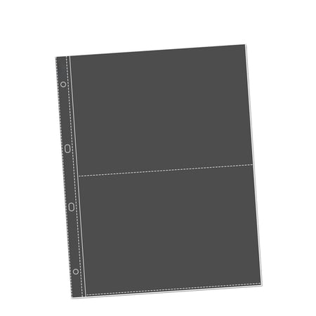 20 PCS Clear Photo Card Protectors For Album Refill And Organization