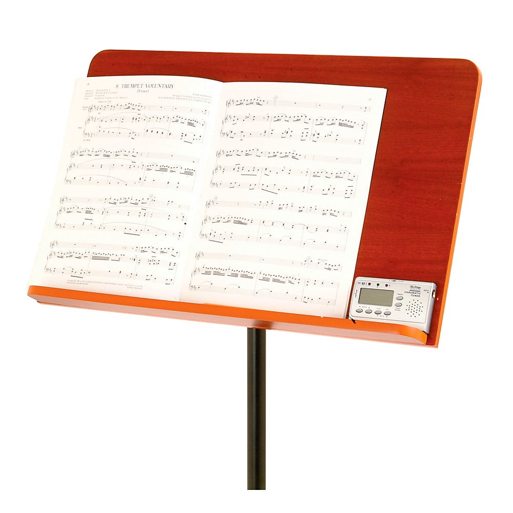 On-Stage SM7312W Conductor Stand with Wide Rosewood Bookplate