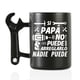 thumbnail image 1 of Taza de café Onebttl Spanish Dad de cerámica de 400 ml con mango de llave, 1 of 7