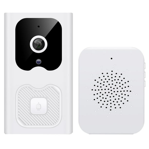 Pisexur Electrónica para Hombres Inteligente WIFI Visión Nocturna Bajo Consumo VGA Video Timbre APP Control Remoto Idioma Intercomunicador Teléfono Móvil Notificación Push Electrónica para Niños, Org