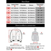 Mens Brown Real Leather Jacket with Removable Hood (Large, Brown)
