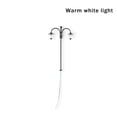 thumbnail image 3 of Matsuzay Modelo de lámpara de vía férrea, escala 1:87, tamaño de camino, accesorios de paisaje, cabezas, farola de Metal LED decorativa para Artesanía Negro (blanco cálido) Matsuzay HA066884-04, 3 of 6