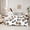 White Grey, variant on Feelyou Blue Bowknot Cherry Twin Bedding Sets 7pcs, Leopard Cheetah Print Comforter Set