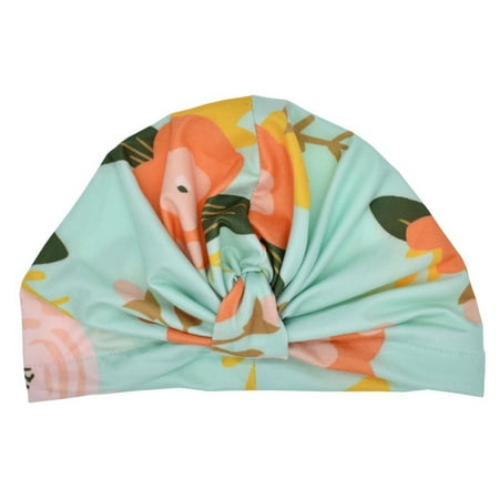

Relanfenk Baby Hats Boy Girl Sun Floral Bowknot Cap Toddler Turban Photo Props Hat