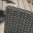 thumbnail image 2 of GDF Studio Healy Outdoor Wicker 5 Piece Dining Set with Cushion, Multibrown and Light Brown, 2 of 8