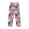 thumbnail image 5 of Goofa Orchids Flowers Printed Soft Pajama Pants for Men, Wide Leg Comfy Casual Lounge Yoga Pants-Large, 5 of 9
