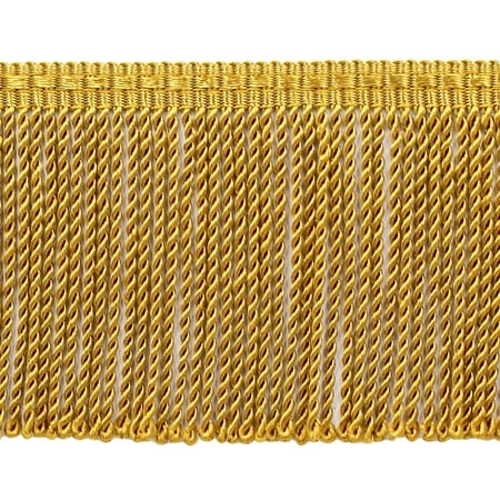 3 Inch long Old Gold Thin Bullion Fringe Trim, Style# BFTC3 Color: D05, Sold By the (Best Way To Sell Gold Bullion)