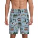 thumbnail image 1 of Fotbe Camping Caravan Pantalones Cortos de Pijama para Hombre, Ropa de Dormir, Pantalones de Pijama Cortos para Hombre-4X-Large, 1 of 6