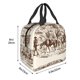 thumbnail image 3 of Easygdp Western Desert Cowboys2 Bolsa Térmica Premium - Tela Oxford Impermeable, Gran Capacidad, Bolsillo Frontal, Unisex para Trabajo, Escuela, Actividades al Aire Libre y Picnics, 3 of 8