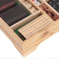 thumbnail image 4 of Wooden Chess Board Game Set Portable Lightweight Wooden Chess and Checkers Set Educational Chess Set for Home School Party, 4 of 4