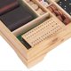 thumbnail image 4 of Wooden Chess Board Game Set Portable Lightweight Wooden Chess and Checkers Set Educational Chess Set for Home School Party, 4 of 4