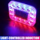 thumbnail image 3 of 2 uds luz estroboscópica anti-cola luz de advertencia luz trasera intermitente lámpara de camión siete colores impermeable para interruptor magnético energía solar, 3 of 5
