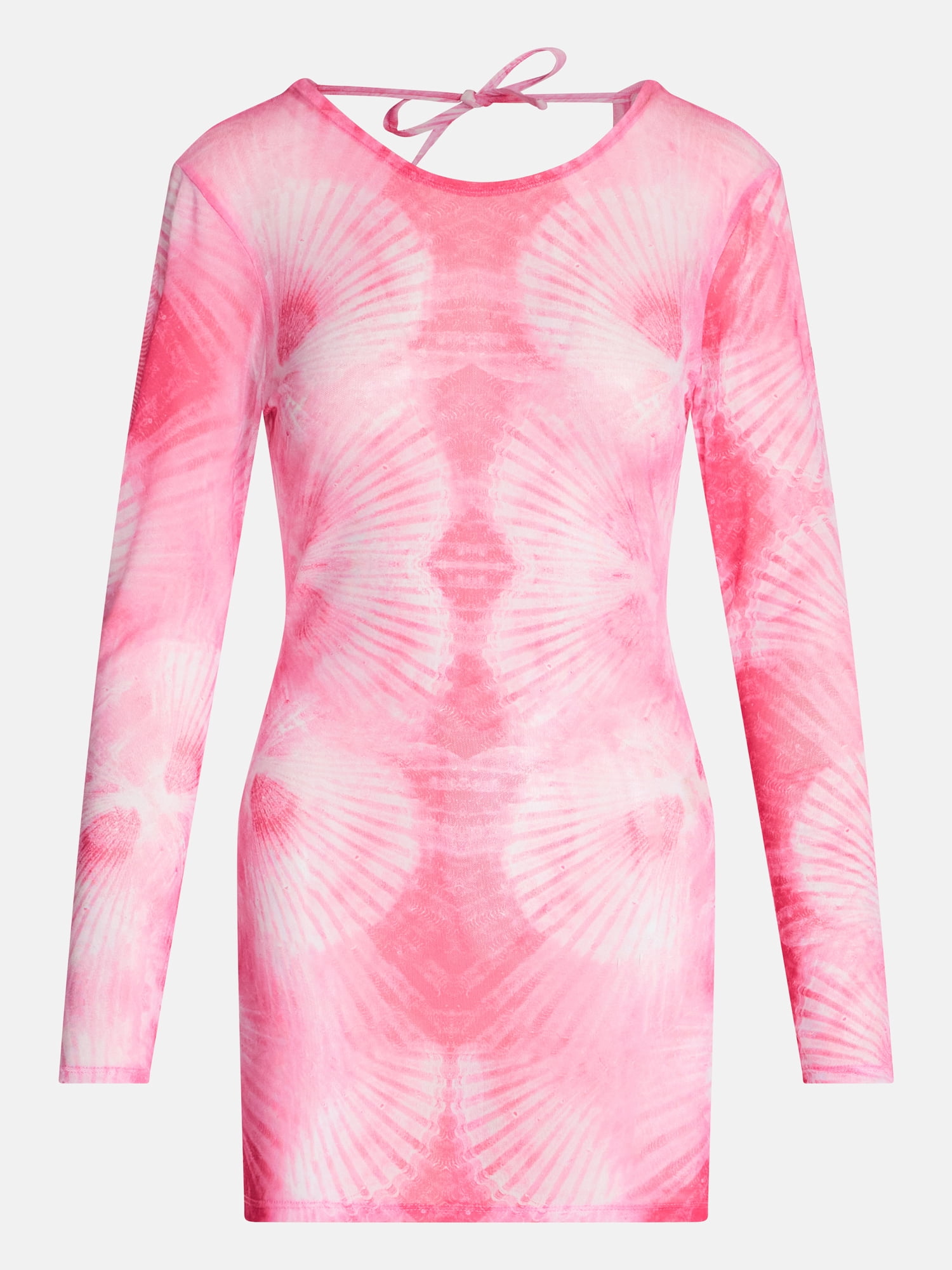 Hot Girl Summer by Megan Thee Stallion Women's and Women's Plus Thee Mesh Coverup Dress, Sizes XS-3X