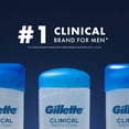 thumbnail image 3 of (2 pack) Gillette Clinical Protection Antiperspirant Deodorant for Men, Clear Gel, Cool Wave, 1.6oz, 3 of 12