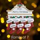 thumbnail image 3 of Paquete de 2 adornos personalizados para árbol de Navidad familiar 2021 Meskcv, 3 of 4