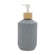 thumbnail image 1 of Dispensador de Jabón de Grano de Bambú de Fondo Redondo 1 Pc 13.53oz Gris Blanco, 1 of 1