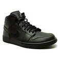 thumbnail image 3 of Nike Mens AIR JORDAN 1 MID, BLACK/WHITE, 9, 3 of 5