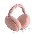 thumbnail image 6 of Eoperou Winter Earmuff Soft Plush Foldable Windproof Thicken Ear Protection Fluffy Solid Color Elastic Ear Cover Head Accessory, 6 of 8