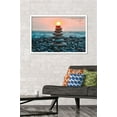 thumbnail image 2 of Zen - Rocks Wall Poster, 22.375" x 34", Framed, 2 of 3