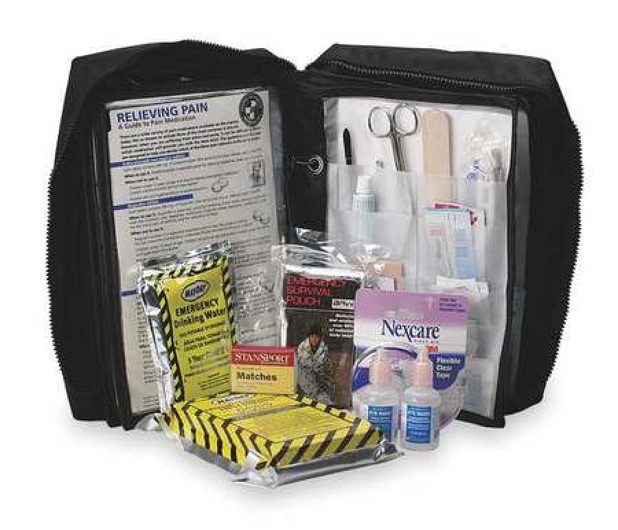 FIRST AID ONLY FA462 First Aid Survival Kit, Piece,Black
