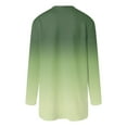 thumbnail image 6 of TTUHYWXI Cardigan Sweaters for Women Lightweight Open Front Long Sleeve Cardigan with Pocketes Fall Trendy Gradient Clothes (Green, 3XL), 6 of 8
