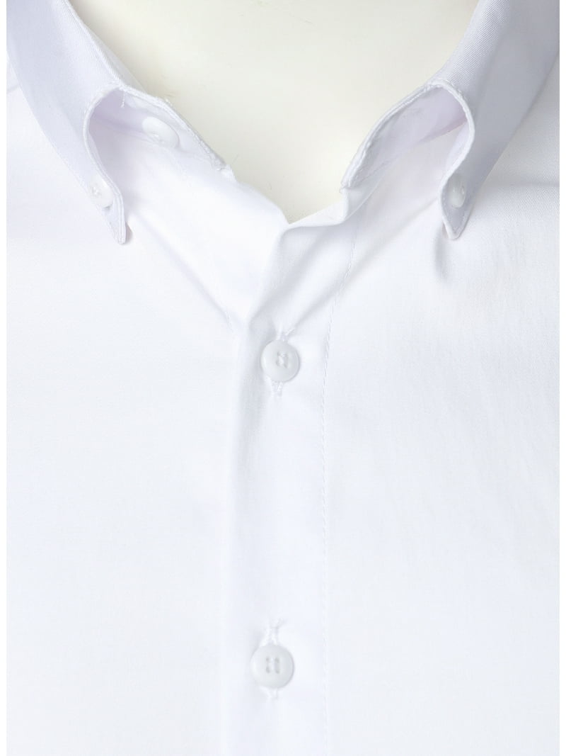Hood Crew Men's Casual Dress Shirts, Long Sleeve, Button Down