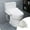 white, variant on Ceramic Toilet Tank Lid Cover, Decorative Toilet Seat Cover Cap, Bathroom Decor Upgrade, Easy Clean Toilet Top Cover, White Glossy Finish for Modern Bathroom