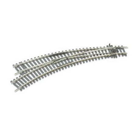 HO C100 Insul Dbl Curve LH Turnout Multi-Colored