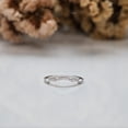 thumbnail image 5 of Silver & Stone Jewels Women's CZ Halo Bridal Ring Set Princess Cut Engagement Ring & Matching Wedding Band, Sterling Silver Finish, 5 of 7