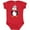 Red, variant on Inktastic Cuddly Christmas Penguin Boys or Girls Baby Bodysuit