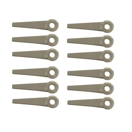 (12) Stens 390-040 Nylon Trimmer Blades for Poly Cut Trimmer (Best String For Wilson Blade 98 16x19)