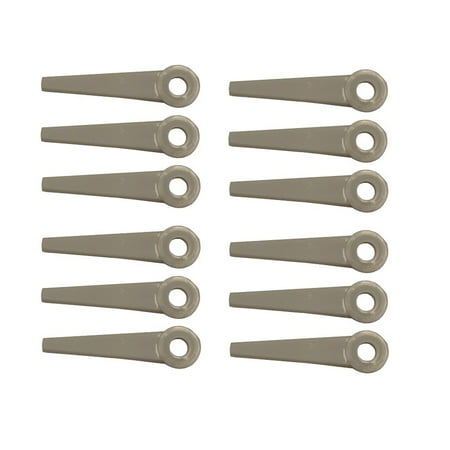 

(12) Trimmer Blades .475 Hole Fits Husqvarna 531031067 Fits Stihl 4111 007 1001
