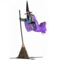 thumbnail image 1 of Halloween Animated Hovering Witch Animatronics Halloween Decorations Outdoor, 1 of 4