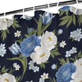 thumbnail image 3 of Pioneer Flower Floral Print Pattern Shower Curtain 36"x72", Bathroom Decorative Shower Curtain Set with 12 Hooks, Waterproof Washable, 3 of 6