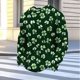 thumbnail image 4 of Ceisia Men's Loose Fit Waffle Knit Sweatshirt - St. Patrick's Day All-Over Festive Print Green S Gifts, 4 of 5