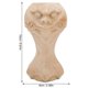 thumbnail image 4 of Pata de pie para muebles tallada de madera maciza para sofá, mesa de centro, mueble de TVC, 4 of 5