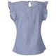 thumbnail image 2 of Trespass - Camiseta Cathy para Mujer (Blanco, Chambray), 2 of 3