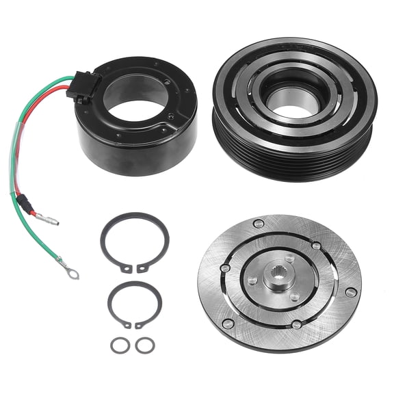 Unique Bargains AC Compressor Clutch Set Replace No.38810P2FA01 for Honda Civic 1.7L 2001-2005 Black