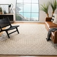 thumbnail image 3 of SAFAVIEH Blossom Aspen Geometric Wool Area Rug, Beige/Ivory, 9' x 12', 3 of 8