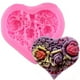 thumbnail image 3 of Wosthever Molde de silicona rosa para pastel, molde para cupcakes de Chocolate con Fondant de corazón, moldes para galletas, suministros de cocina para Cocina y Comedor Wosthever HA075112-00B, 3 of 6
