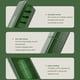 thumbnail image 2 of Caja de almacenamiento Cable Organizador de electrónica portátil para ahorrar espacio Verde militar Verde, 2 of 4