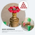 thumbnail image 6 of 10 Pcs Gate Valve Handle Outdoor Faucet Knob Water Hose Shut off Metal Shutoff Wheel Round, 6 of 6