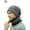 Gray, variant on Luxtrada Winter Beanie Hat Scarf Set Warm Knit Hat Thick Knit Skull Cap For Men Women (Black)