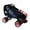 Teal 88A, variant on Riedell R3 Speed Halo Quad Roller Skates