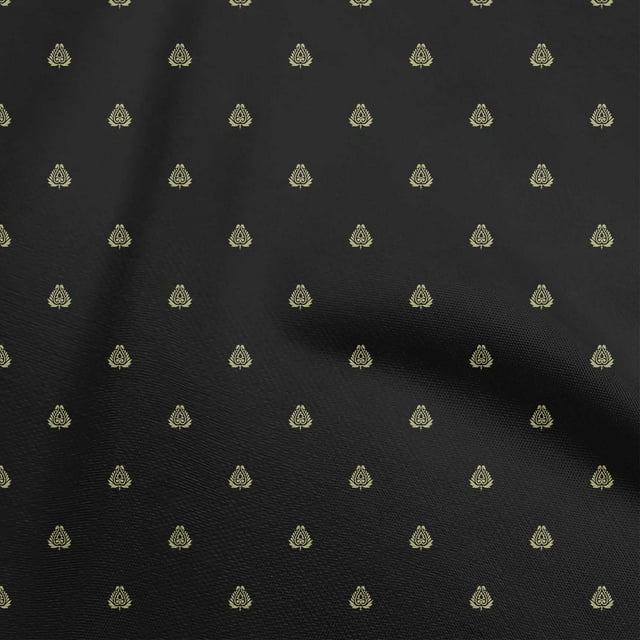 oneOone Velvet Black Fabric Block Sewing Craft Projects Fabric Prints By Yard 58 Inch Wide